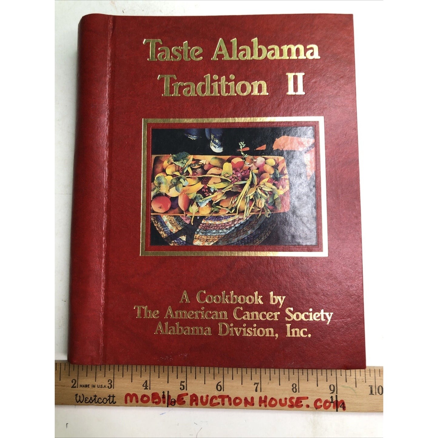 Taste Alabama Tradition II COOKBOOK American Cancer Society 1991 SPIRAL BOUND