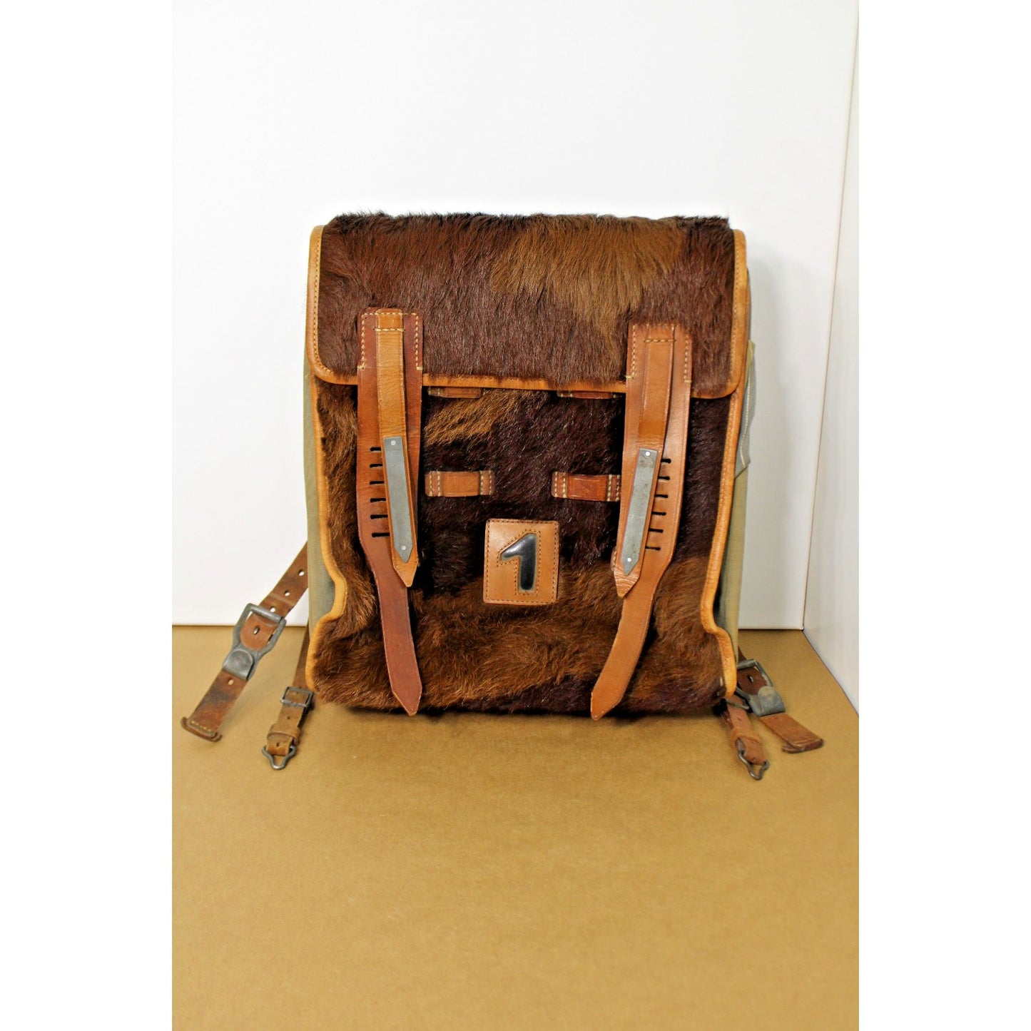 Original WWII German Wehrmacht Radio Signalman's Horse Hair M34 Backpack No. 1