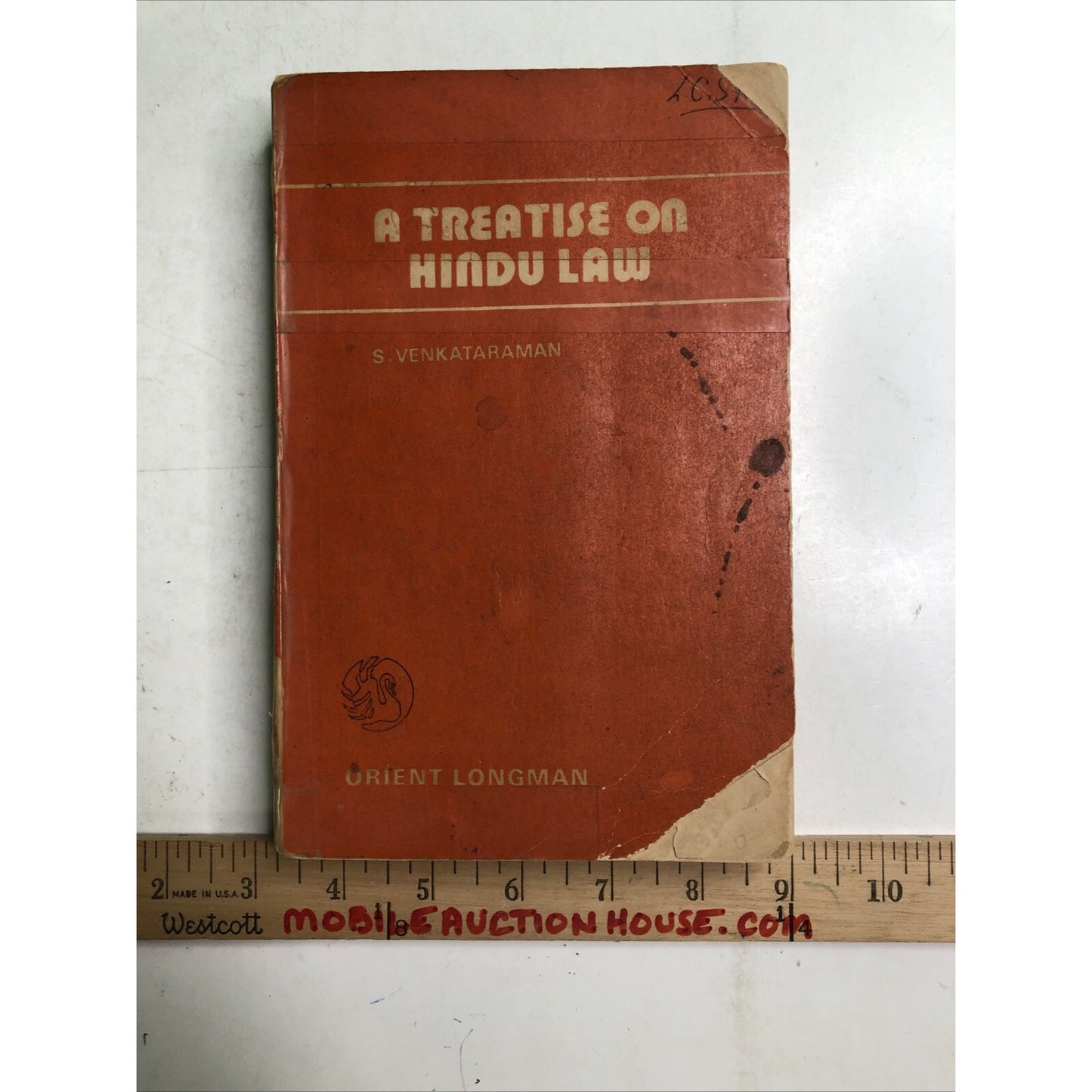 A Treatise On Hindu Law S. Venkataraman 1980 Paperback