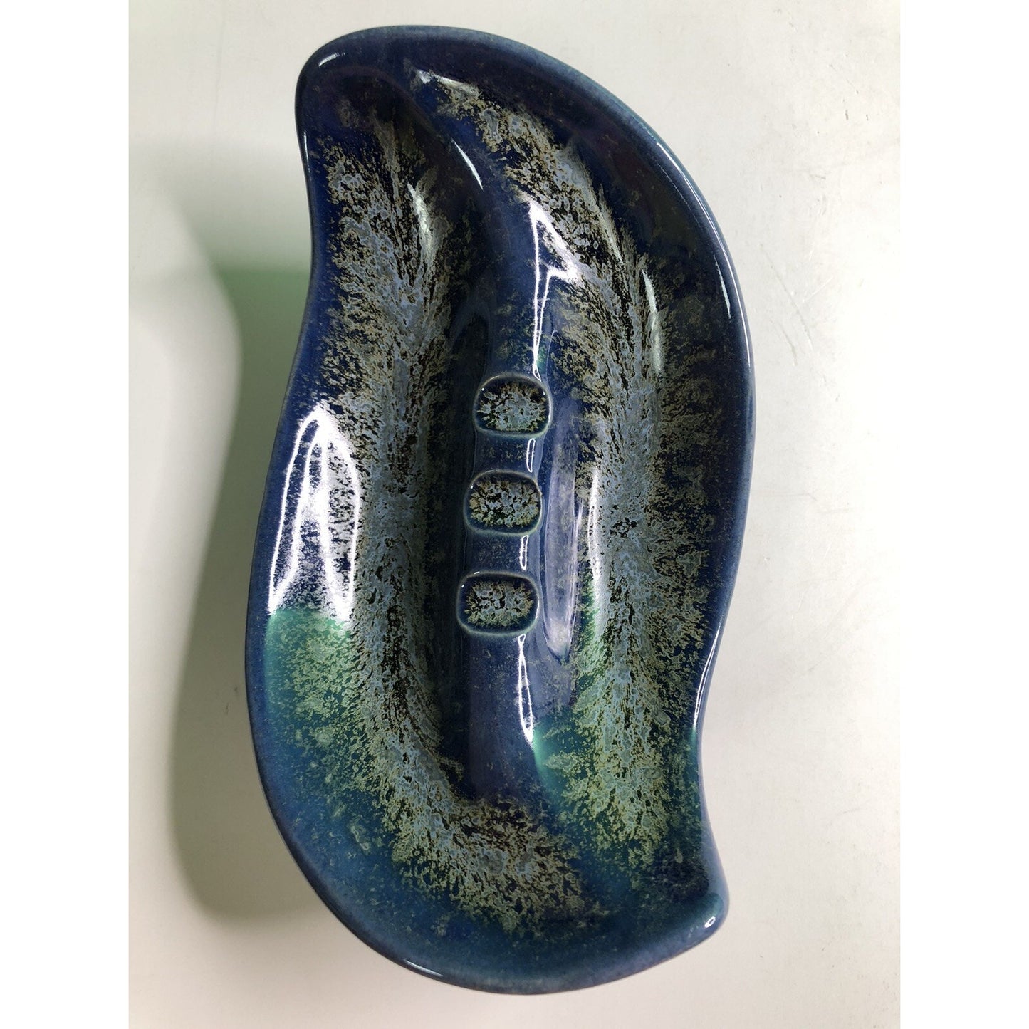 Rare Vintage Pinewood Pottery ASHTRAY By EDITH HARWELL Fairhope AL Alabama Smoke
