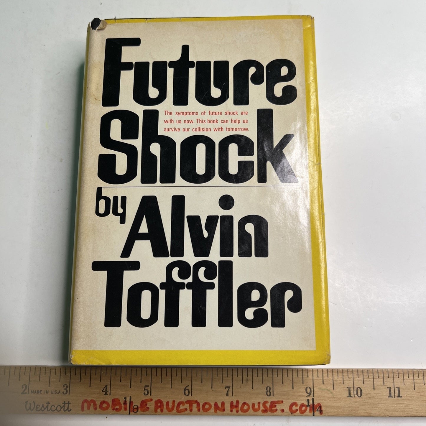 Future Shock 1970 Alvin Toffler HC DJ Book BCE Random House Sci Fi Dystopian