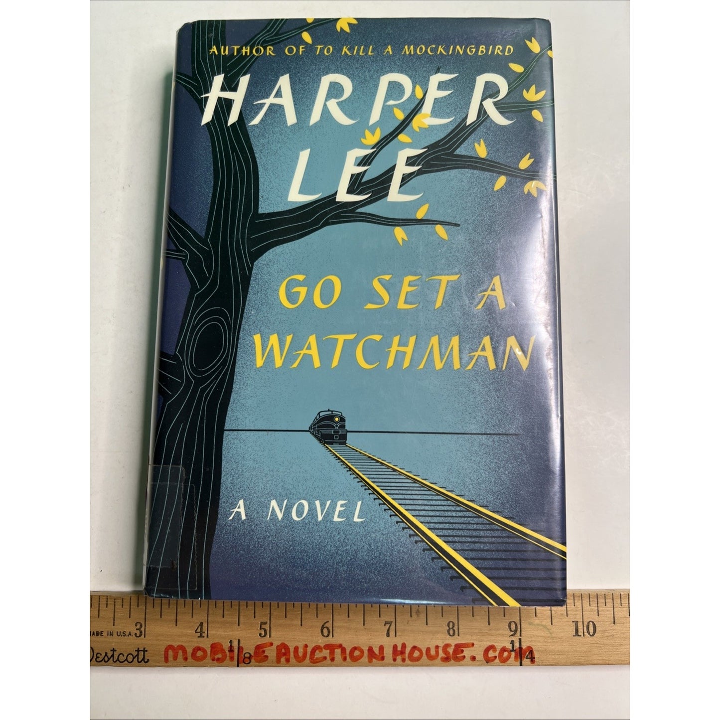 Go Set A Watchman by Harper Lee 1st Edition First Printing HC DJ 2015 Ex Library