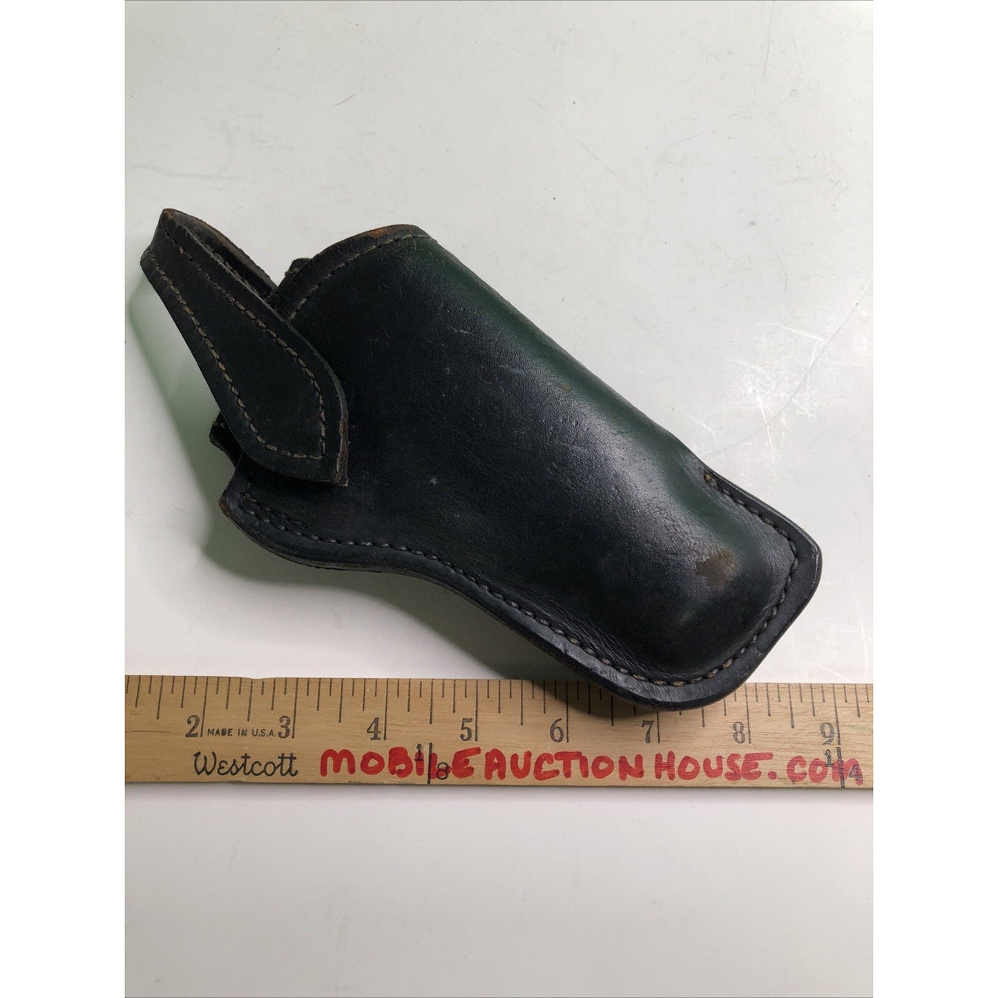 Vintage Bucheimer Black Leather Gun Holster B2604 Adjustable