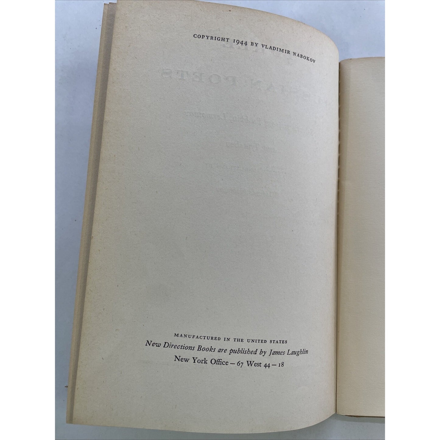 Three Russian Poets : Selections From Pushkin, Lermontov And Tyutchev (1944)