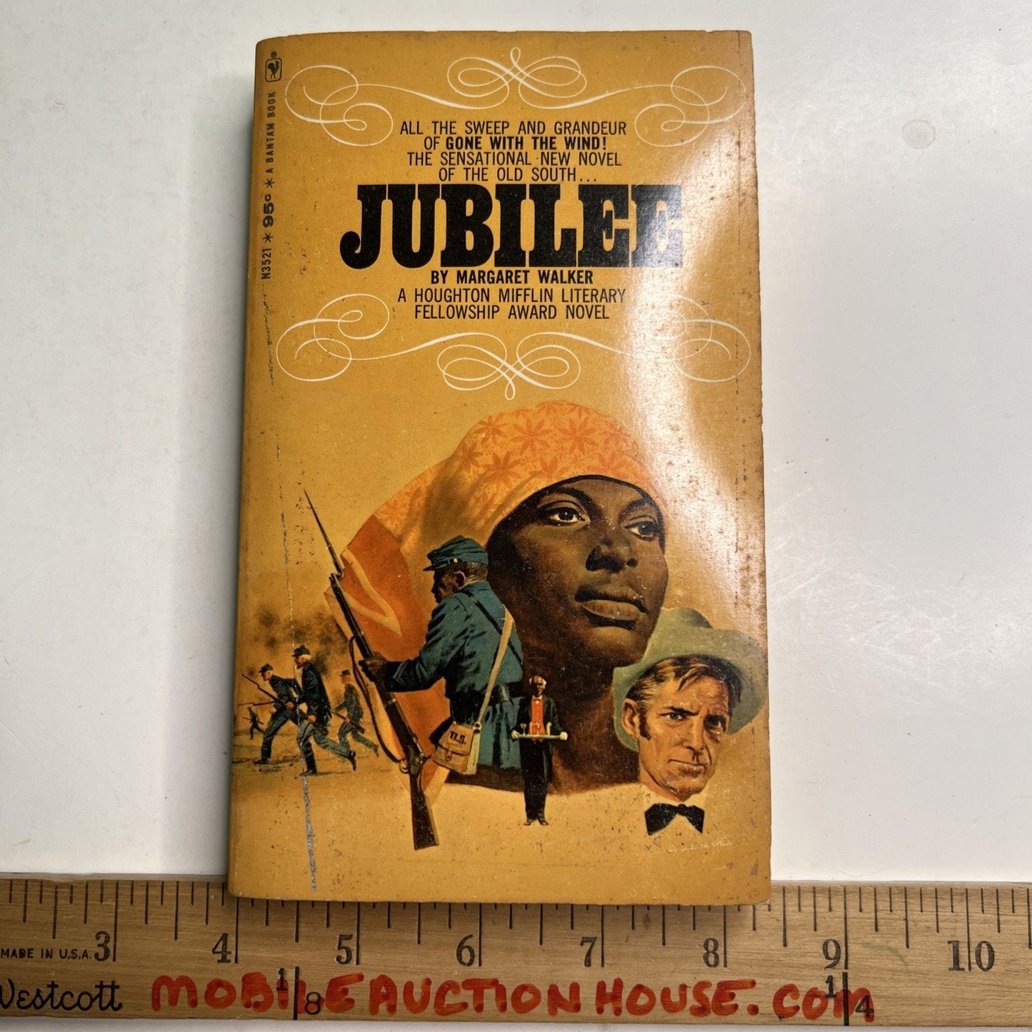 Jubilee By Margaret Walker Paperback Vintage 1972 Bantam Edition Good Condition