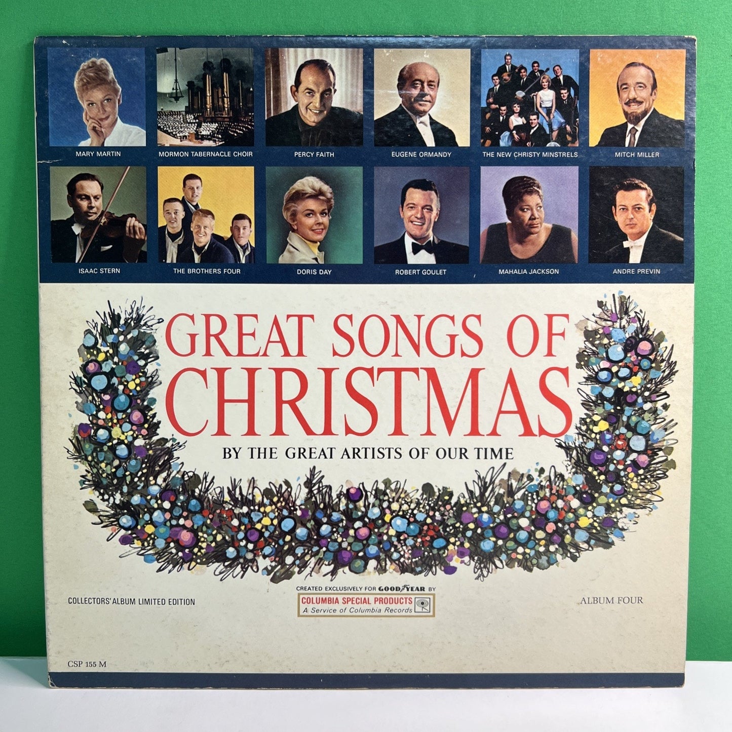 Great Songs of Christmas by the Great Artists of Our Time Album Four LP Vinyl