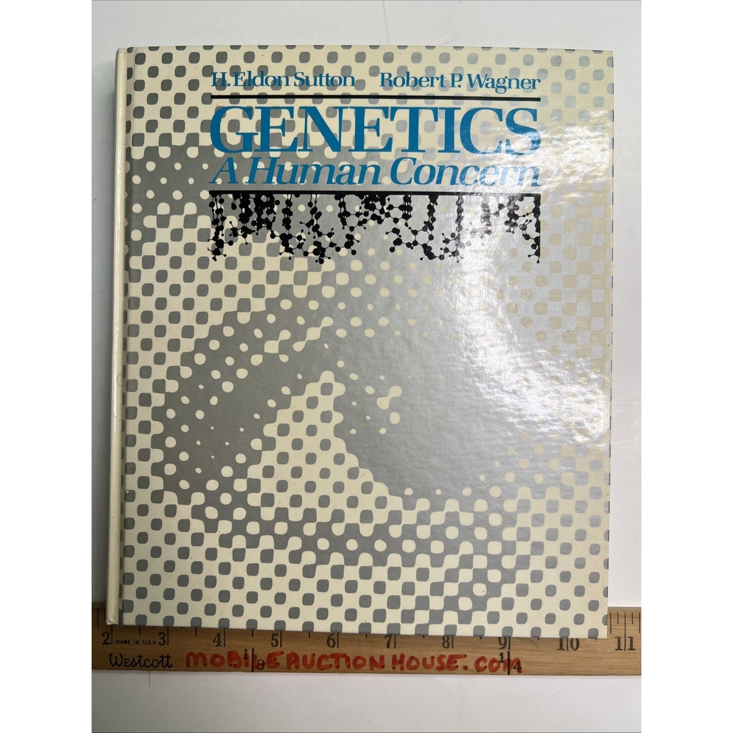 Genetics A Human Concern 1985 HC by Sutton & Wagner Textbook Illustrated