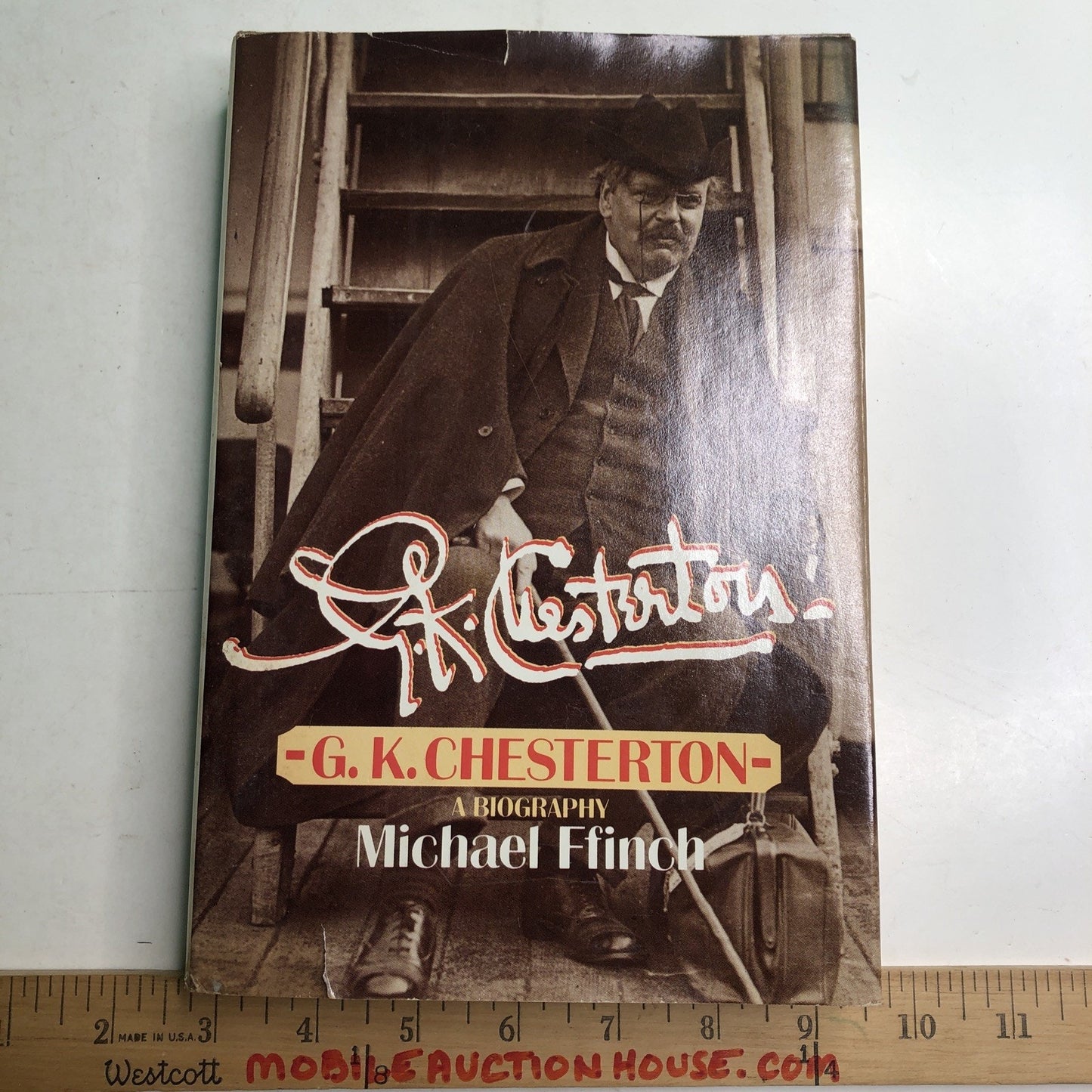 Michael Ffinch G. K. Chesterton 1st Edition 1986 HC DJ Biography Illustrated