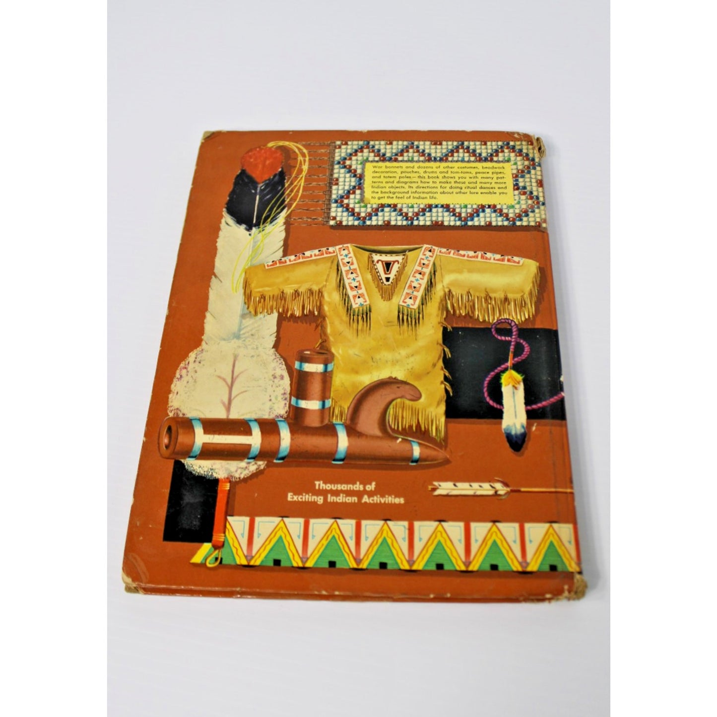 1962 The Golden Book of Indian Crafts and Lore by W. Ben Hunt, 15th Printing HC