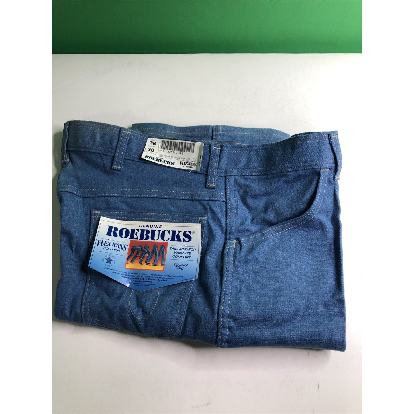 New With Tags Genuine ROEBUCKS FLEXJEANS 36 x 30