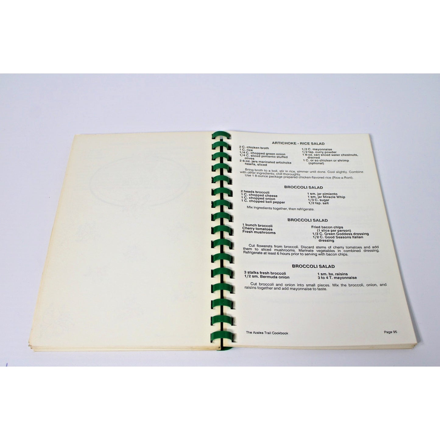 The Azalea Trail Cookbook- 1991 Mobile, AL Jaycees Azalea Trail Maids & Court