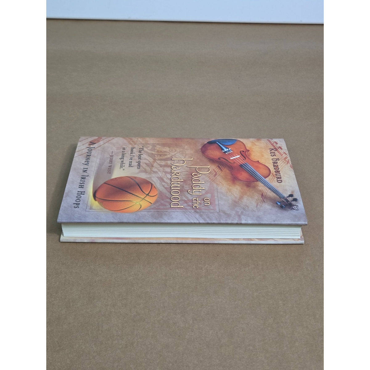 Signed First Edition! Paddy on the Hardwood by Rus Bradburd - Irish Basketball