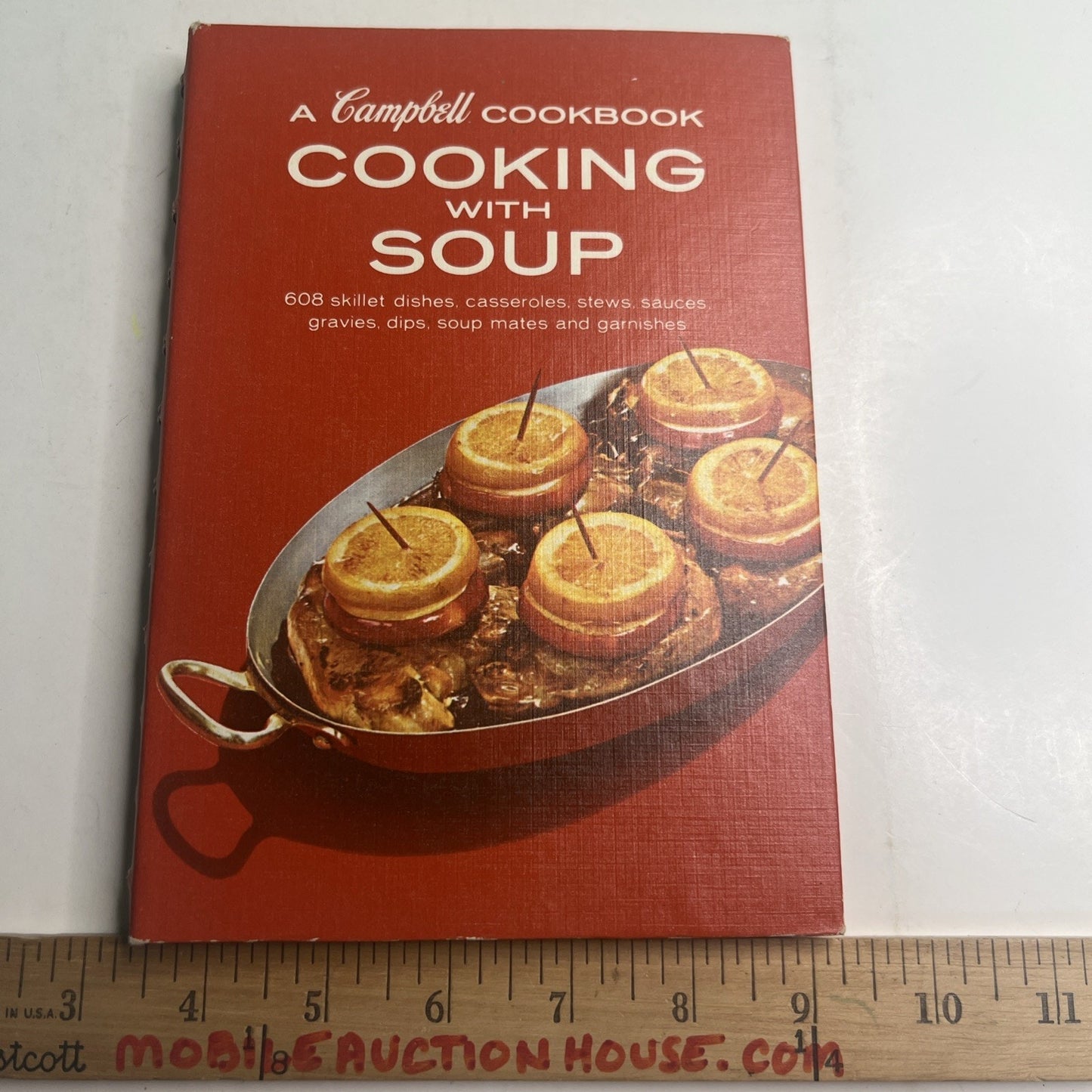 Vintage 1970 Cooking With Soup A Campbell Cookbook Spiral Bound Hardcover