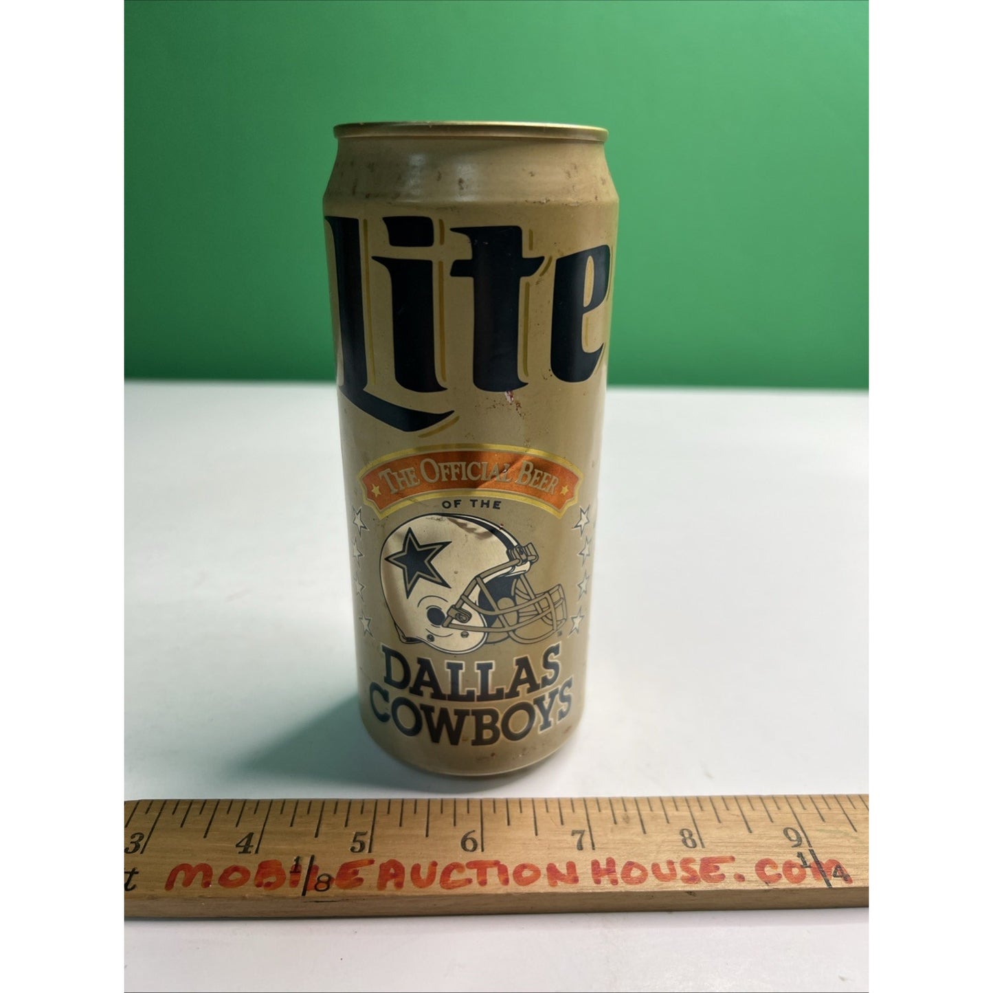 Dallas Cowboys Lite Beer Can Empty