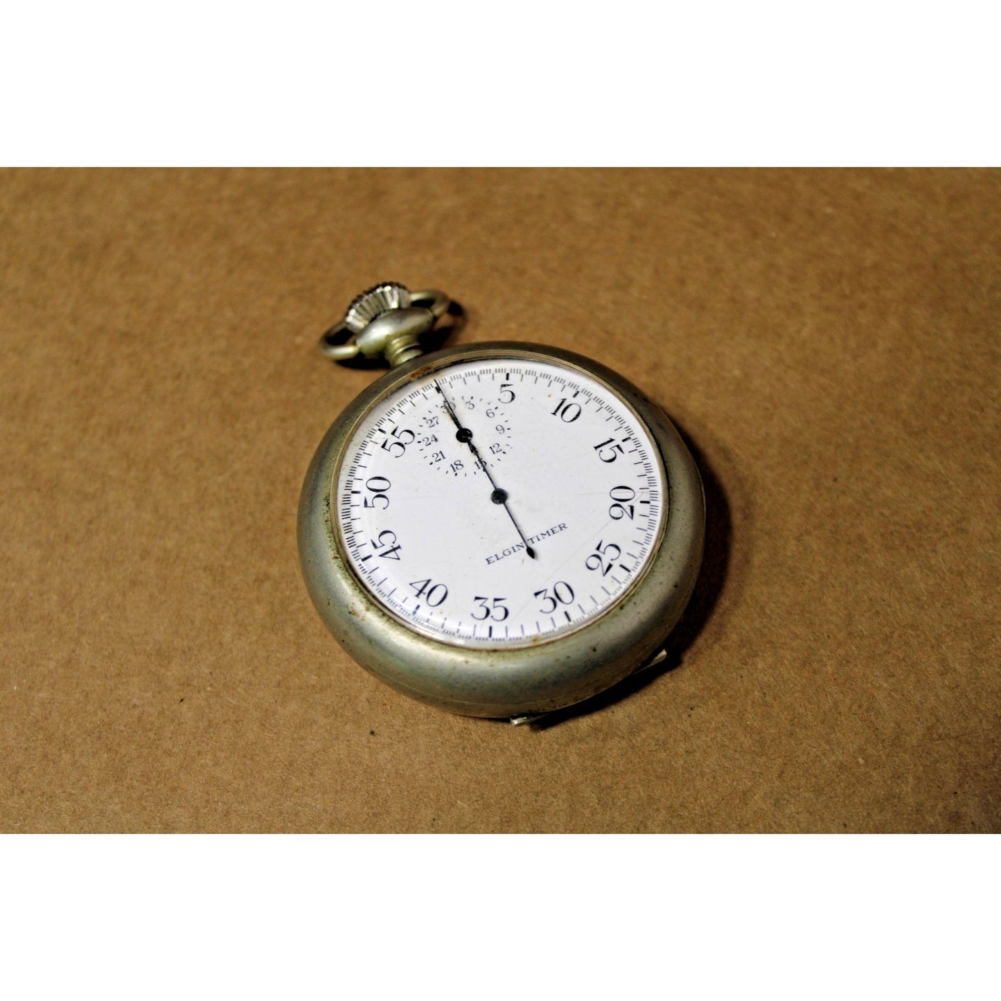 Vintage WWII "Elgin Timer" Service Stopwatch, Used by US Military, Works!
