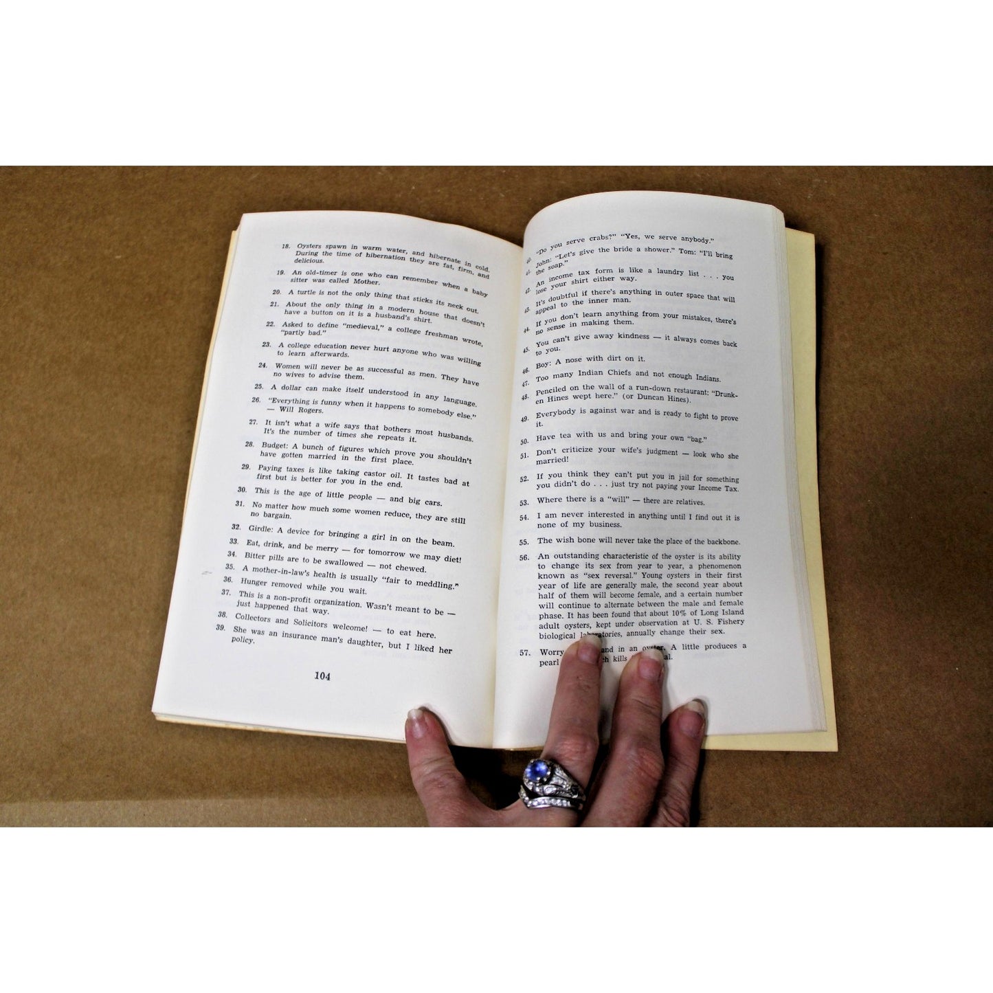 1963 Signed First Edition, Oysters And Politics, J.O. Wintzell, Mobile, AL