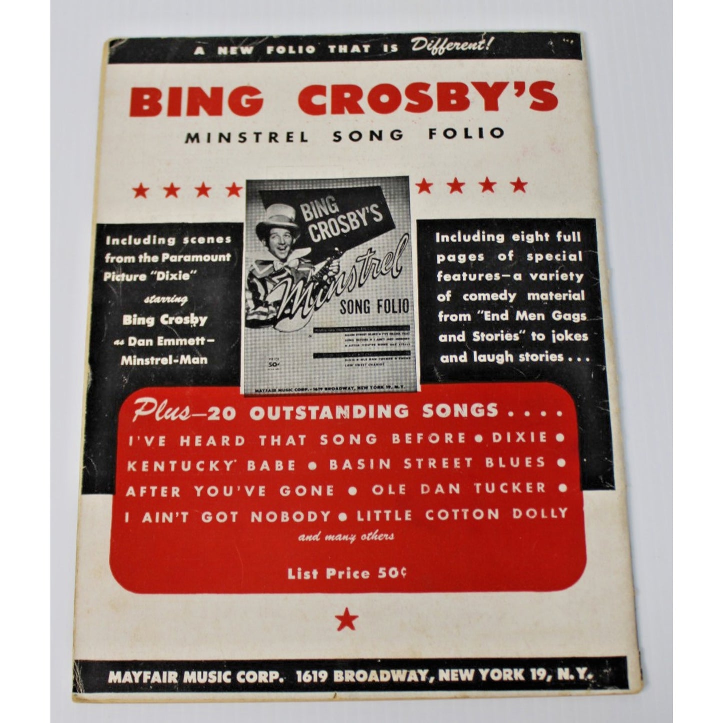 1944 Edwin Morris Piano Sheet Music Songbook: Johnny Mercer's Music Shop