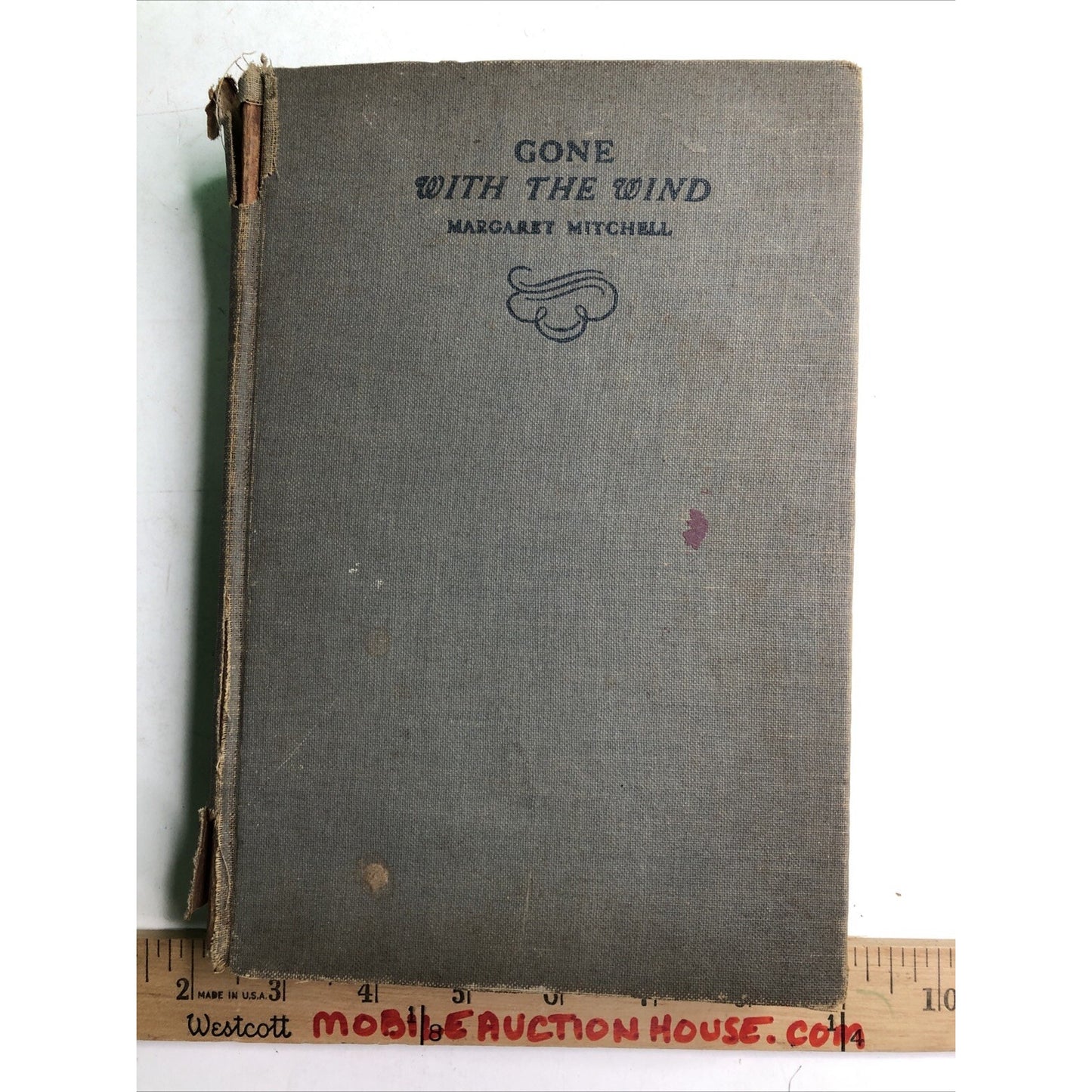1938 CIVIL WAR NOVEL GONE WITH THE WIND HARDCOVER BOOK BY MARGARET MITCHELL