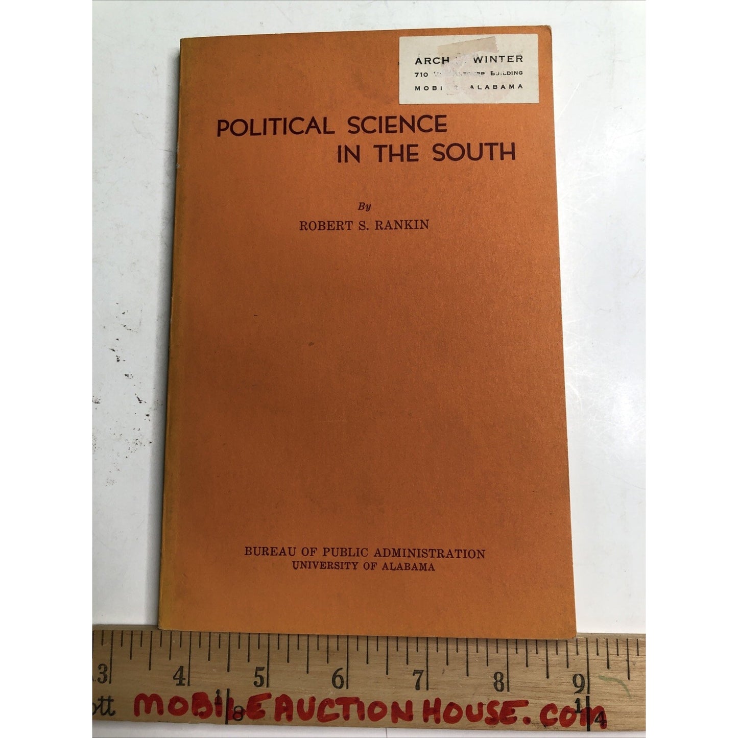 Political Science In The South Book