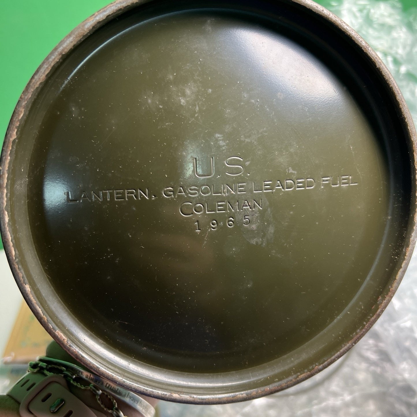 Vietnam Era US Military Gasoline Single Mantle Lantern All Original Coleman 6260