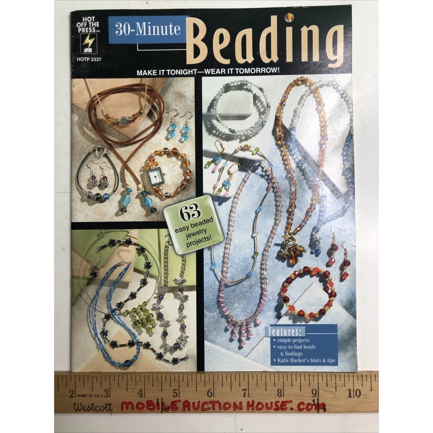 HOT OFF THE PRESS #2337 30 Minute Beading Instruction Book 2005