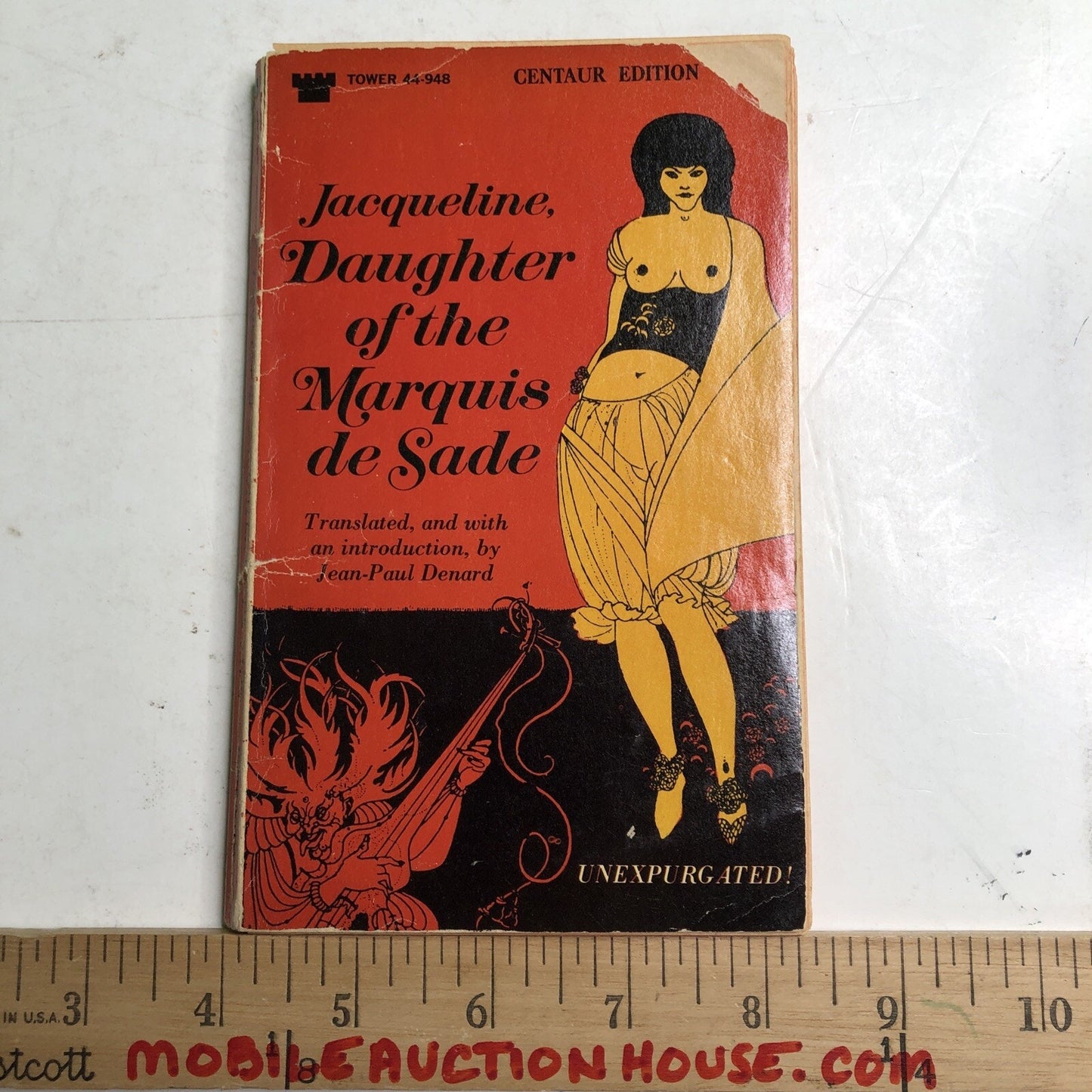 Jacqueline, Daughter of the Marquis de Sade 1968 PB by Jean-Paul Denard