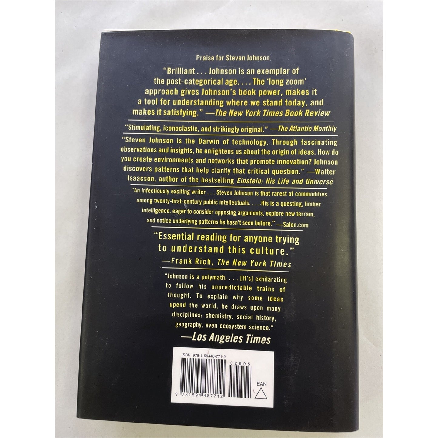Where Good Ideas Come From : The Natural History of Innovation by Steven Johnson