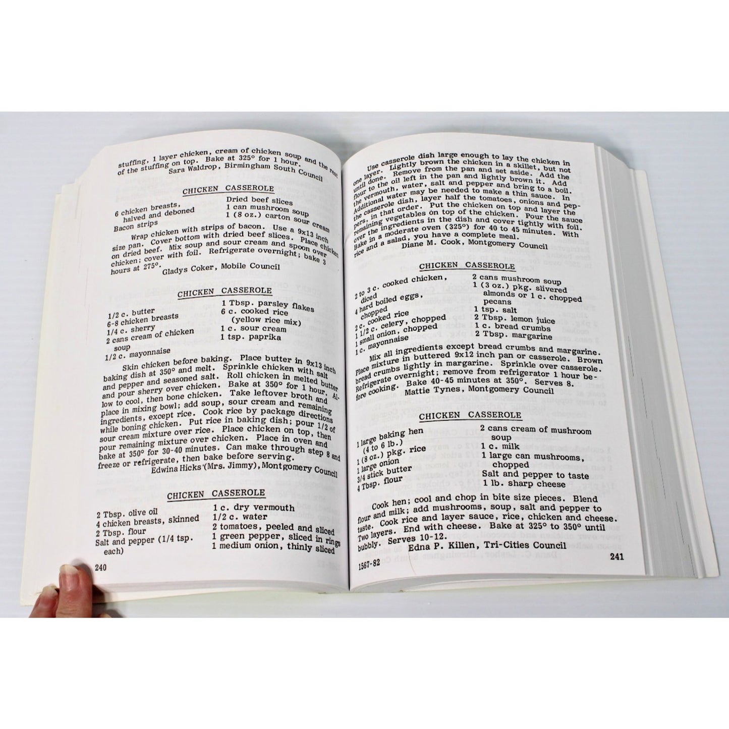 Calling All Cooks Cookbook Telephone Pioneers of America Alabama Chapter 34 1982