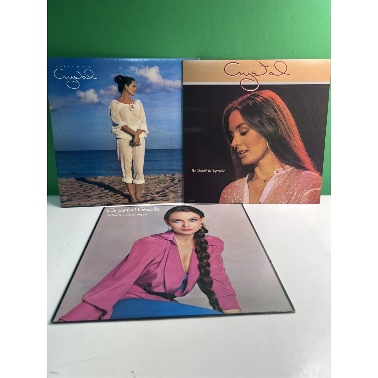 Lot Of 3 CRYSTAL GAYLE LP Records Mississippi We Should Be Together These Days