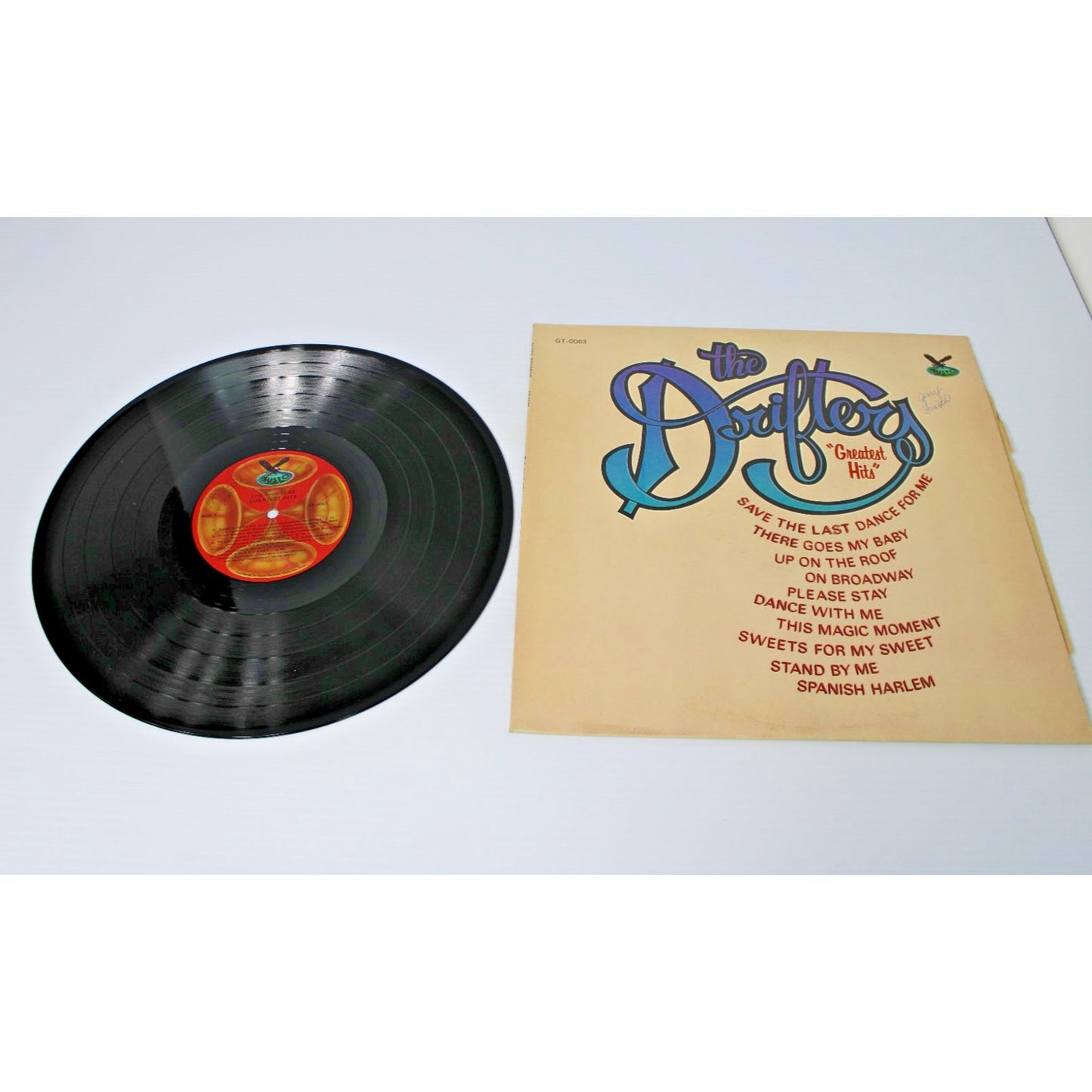 The Drifters- Greatest Hits, 1980 Gusto Records GT-0063 1950s Hits- Excellent EX