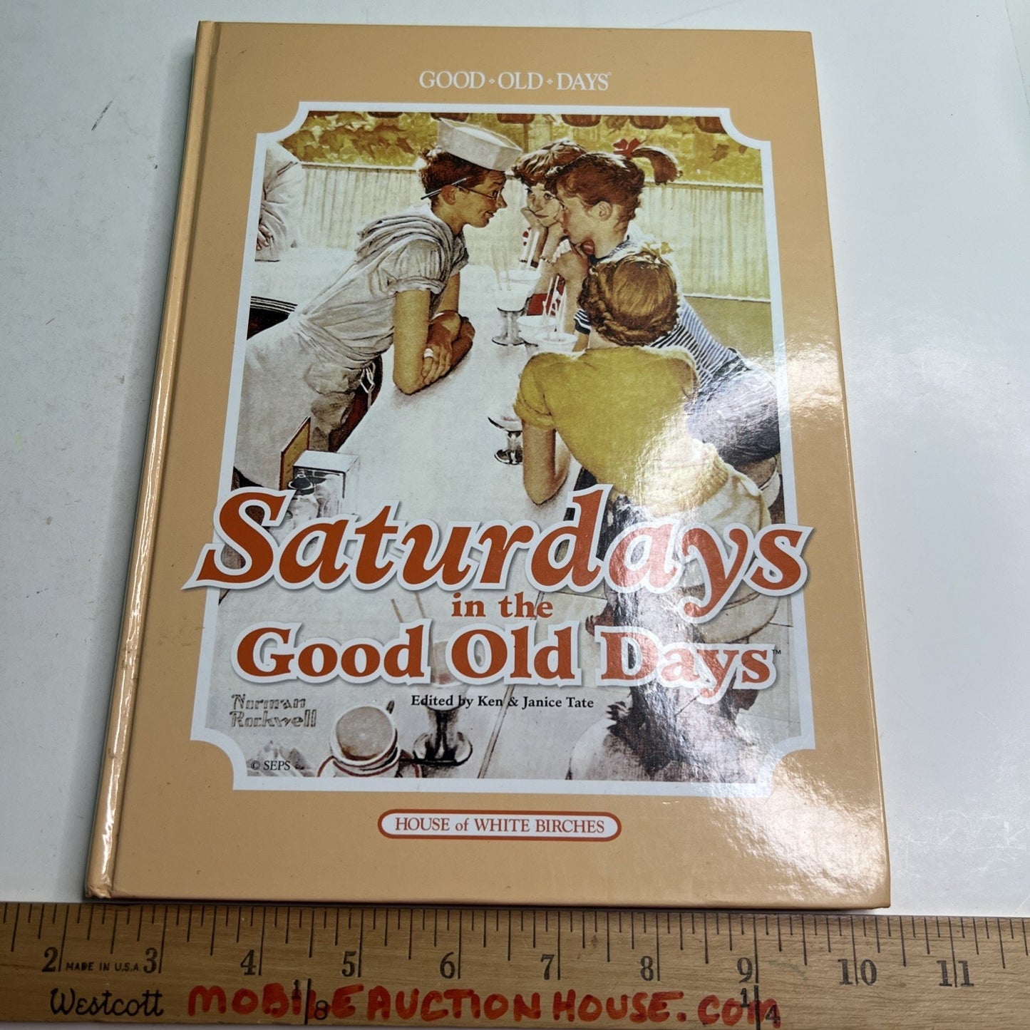 Saturdays in the Good Old Days HC Norman Rockwell Art House of White Birches HC