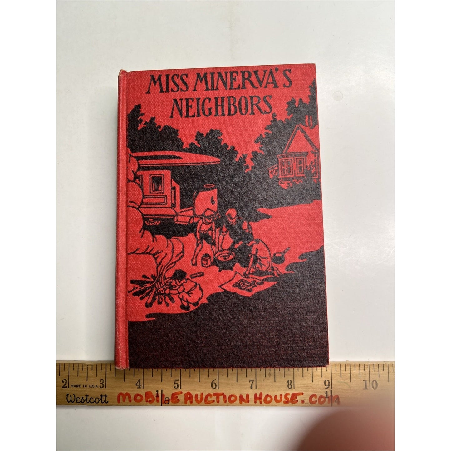 1929 MISS MINERVA'S NEIGHBORS by Emma Speed Sampson 1st Edition HC Illustrated