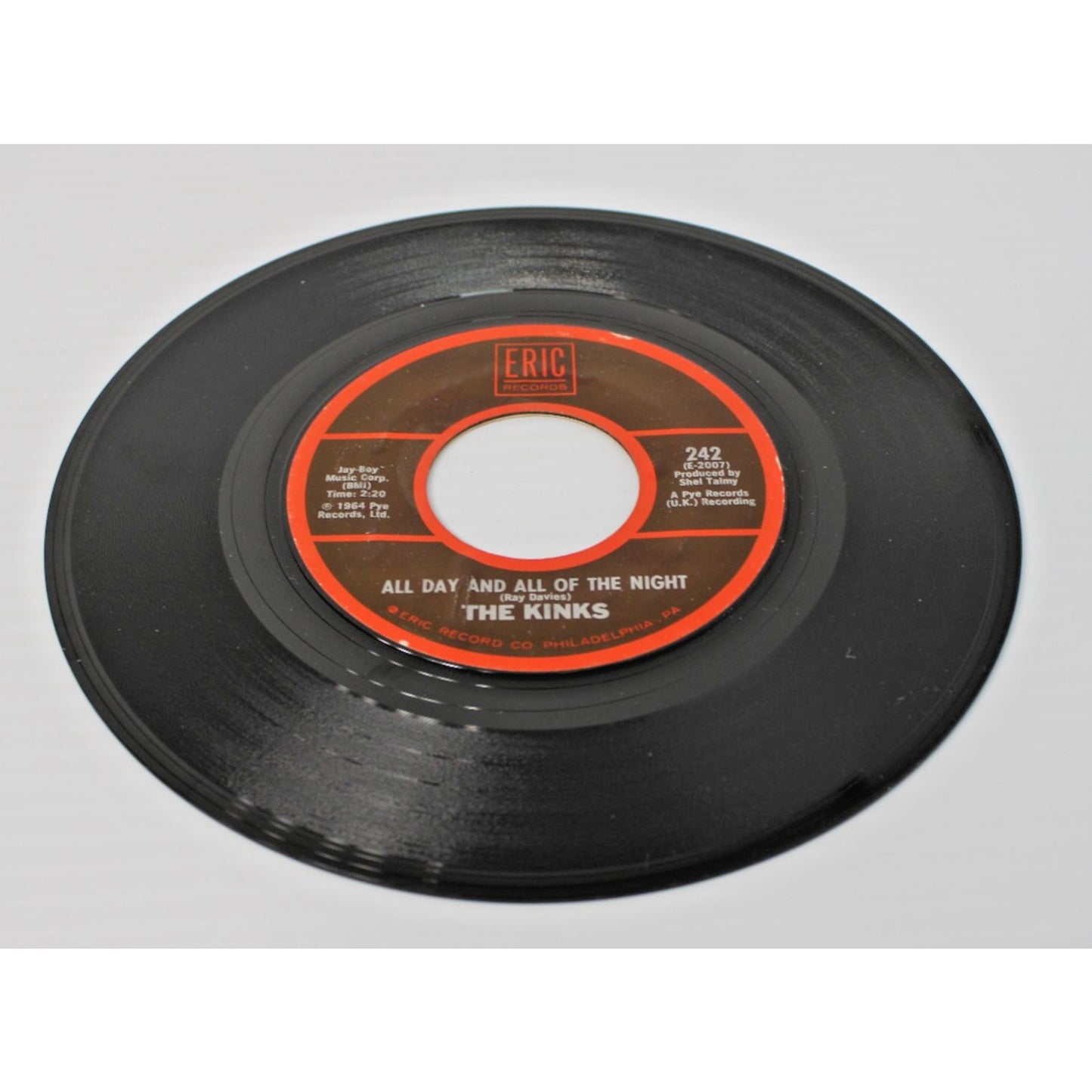 The Kinks- Tired of Waiting for You/All Day & All of The Night VTG 1964 45 RPM