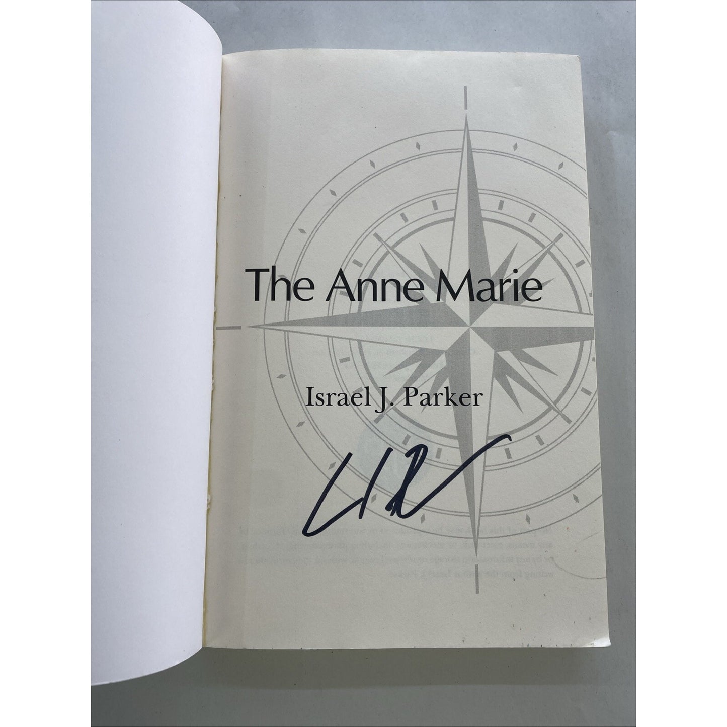 The Anne Marie Ser.: The Anne Marie by Israel Parker SIGNED BY AUTHOR