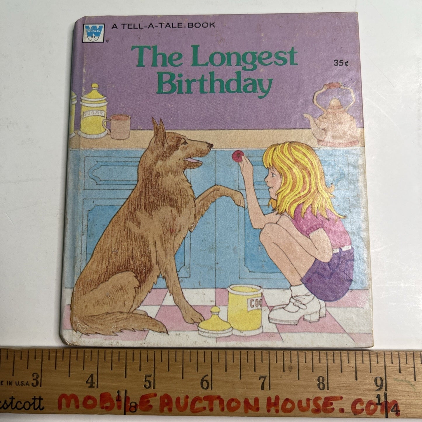 The Longest Birthday Whitman Tell-a-Tale Book Nancy Garber Vintage