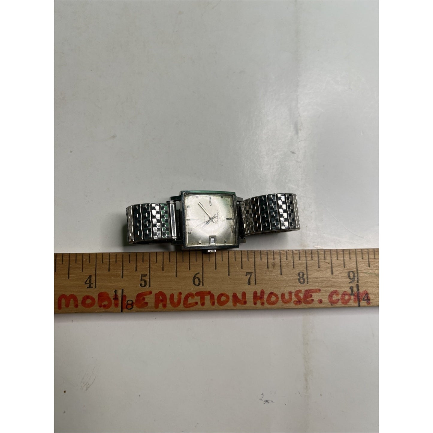 Vintage Swiss Made Jules Jurgensen Watch Stainless Steel Automatic Date Parts