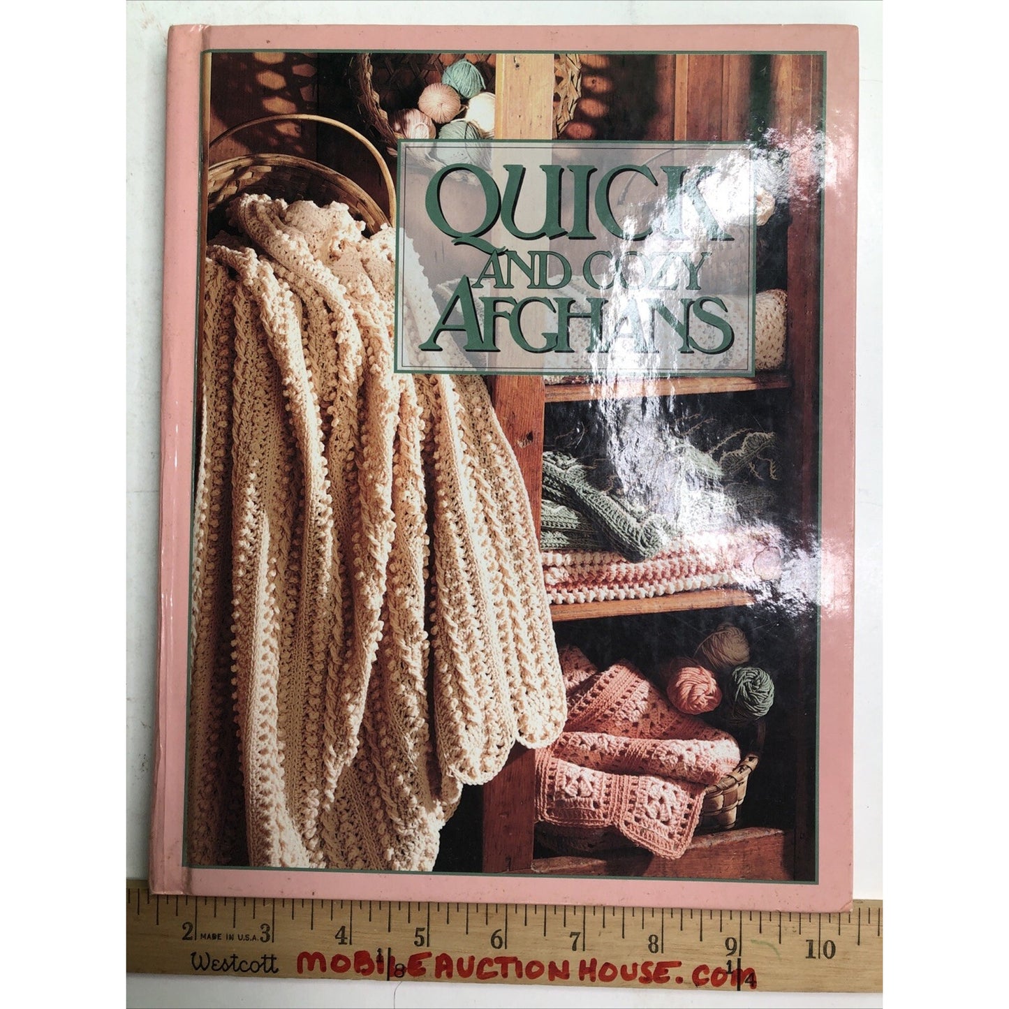 1994 Leisure Arts Quick and Cozy Afghans Linda Luder HC Crochet Patterns 127 Pgs