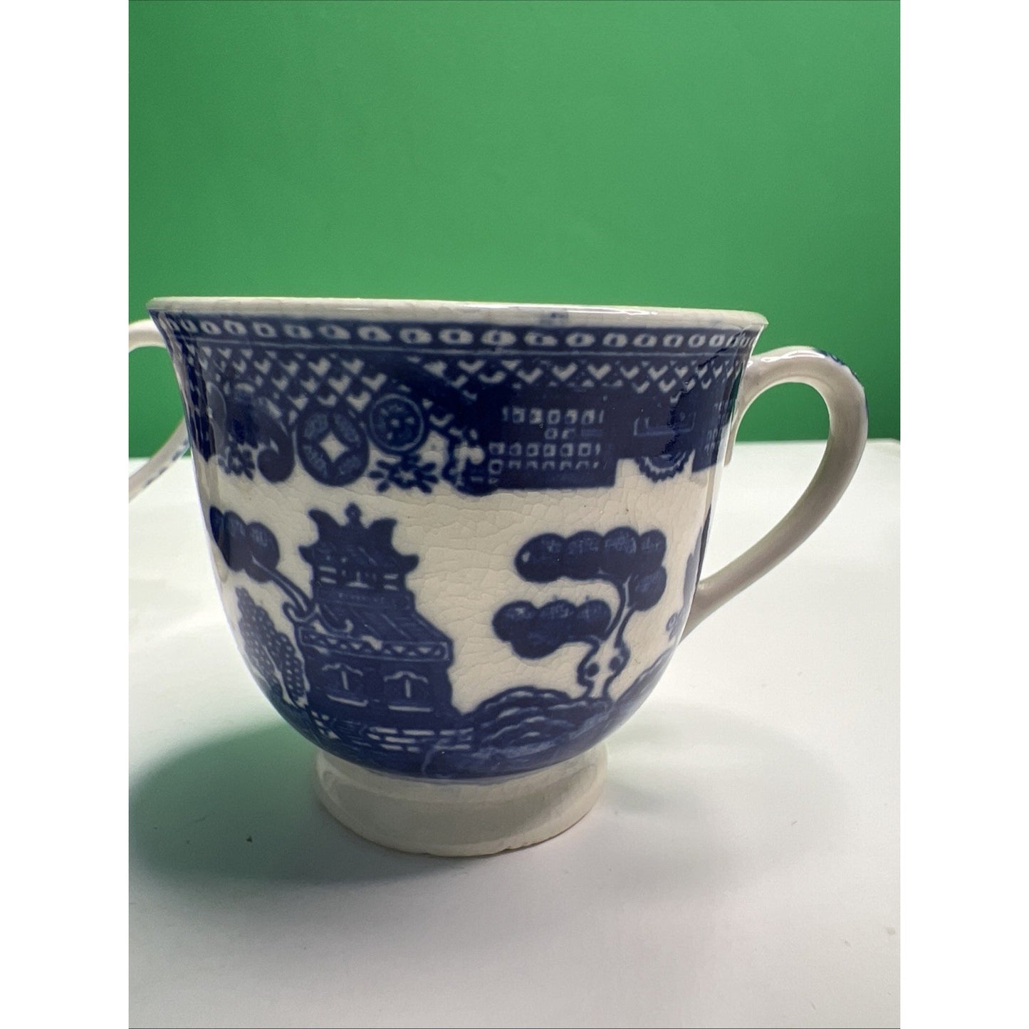5 piece Vintage Japan Blue Willow Demitasse Petite Coffee Tea Hot Chocolate Set