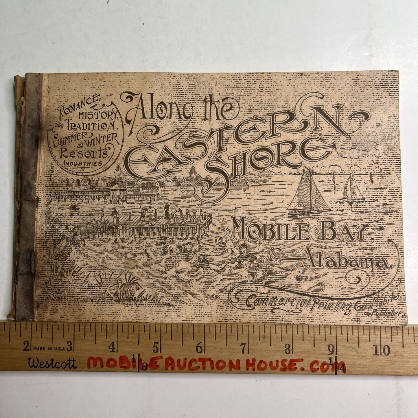 1985 Along The Eastern Shore Mobile Bay, Alabama Local History Illustrated