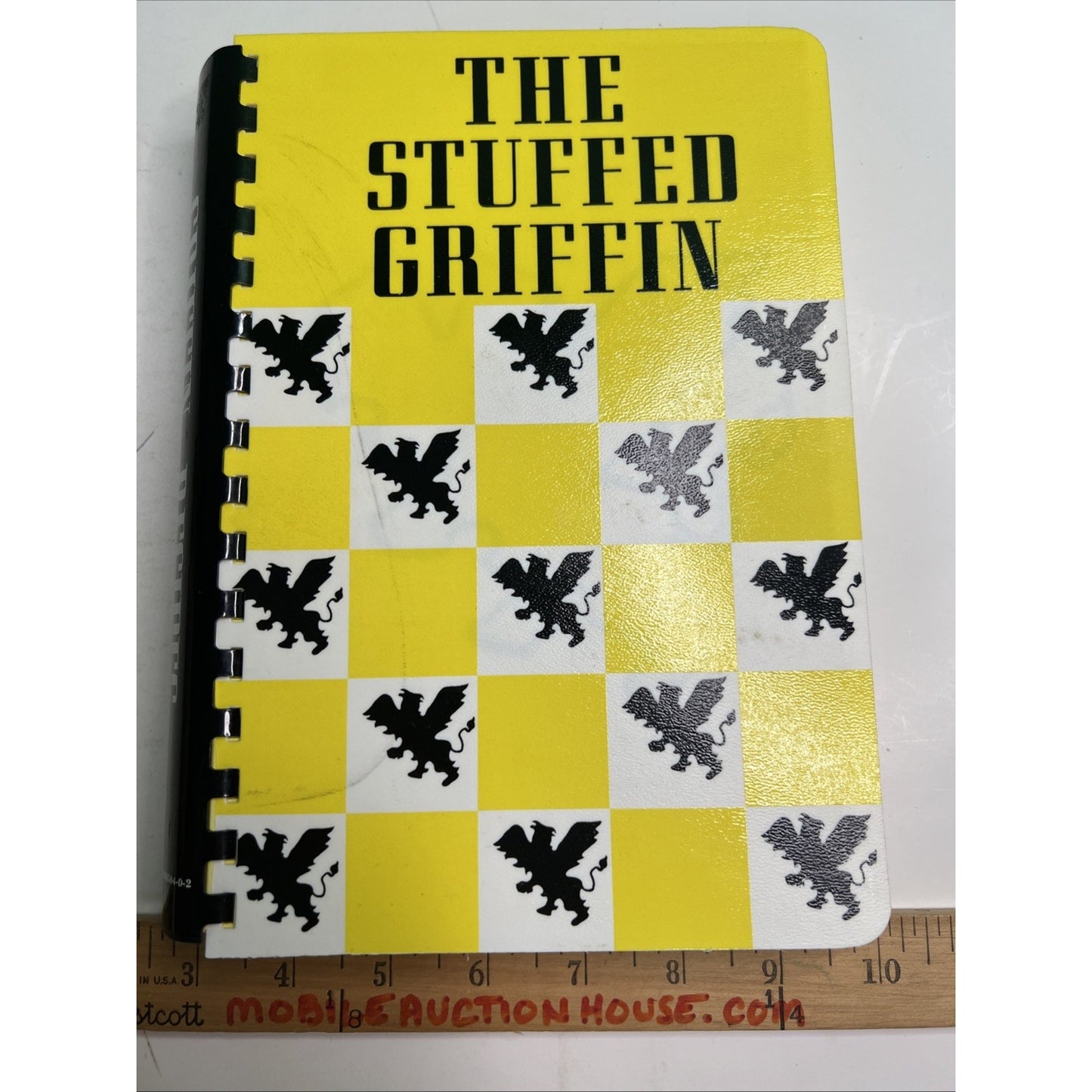 The Stuffed Griffin by Utility Club Griffin, Georgia Plastic Comb 1976 COOKBOOK