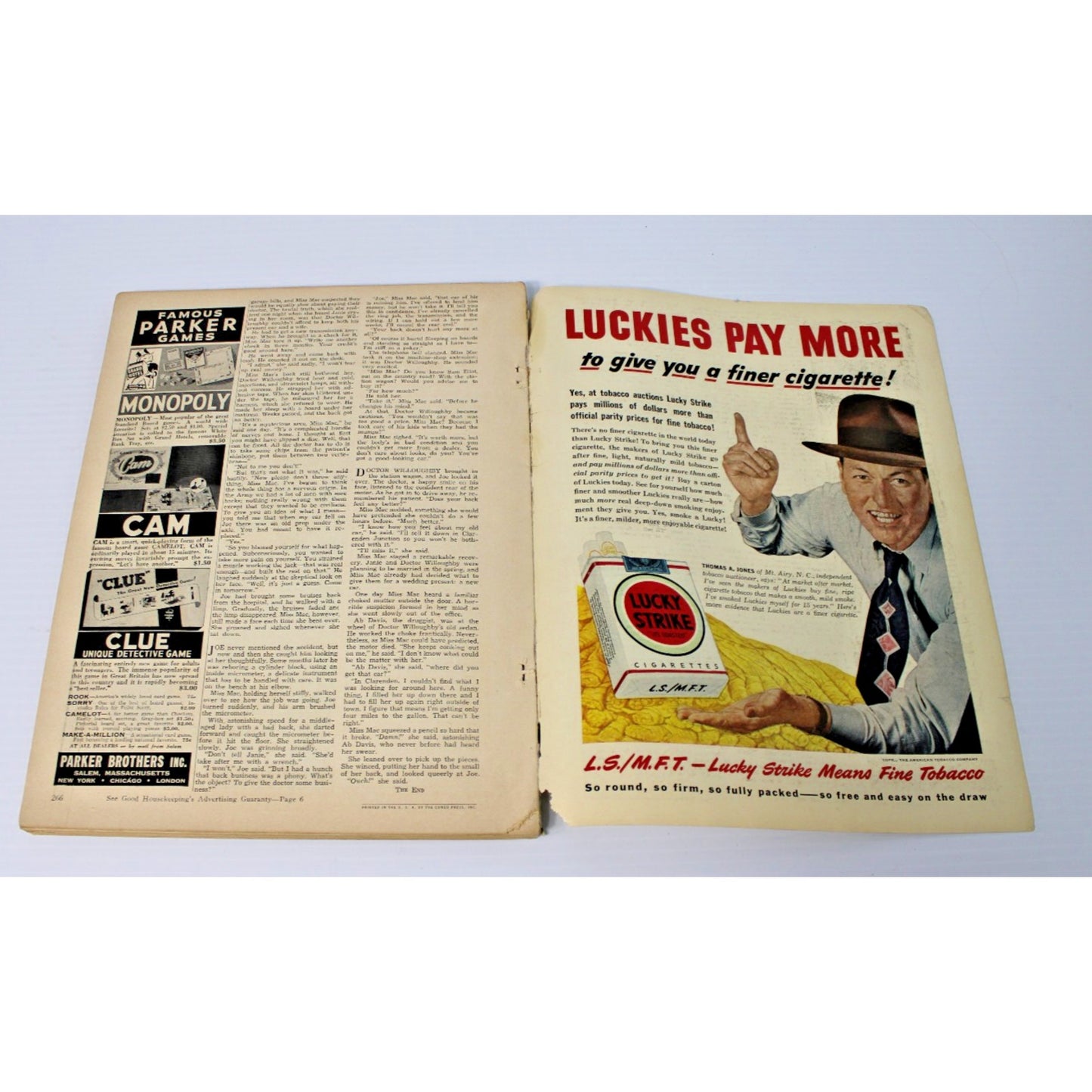 1949 December Good Housekeeping Magazine- Shirley Jackson, Lil Abner- VTG Rare!