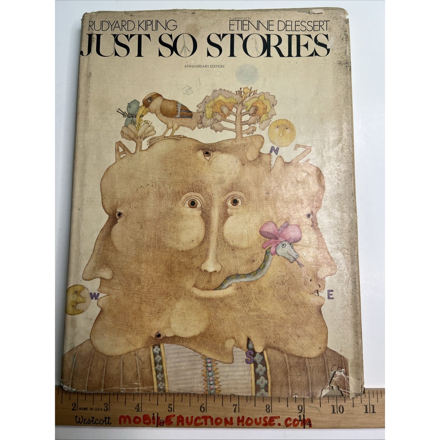 "Just So Stories" by Rudyard Kipling HC DJ 1972 Anniversary Edition Doubleday