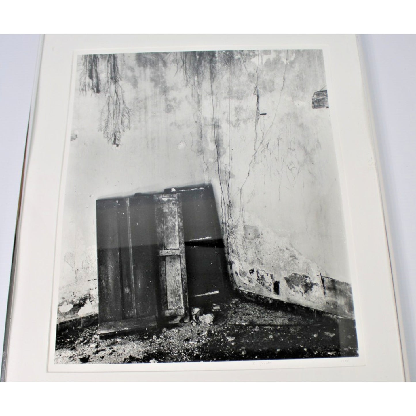 Silver Gelatin Photo Hand Signed, Russell Goodloe 1995 Mobile AL Abandoned Space
