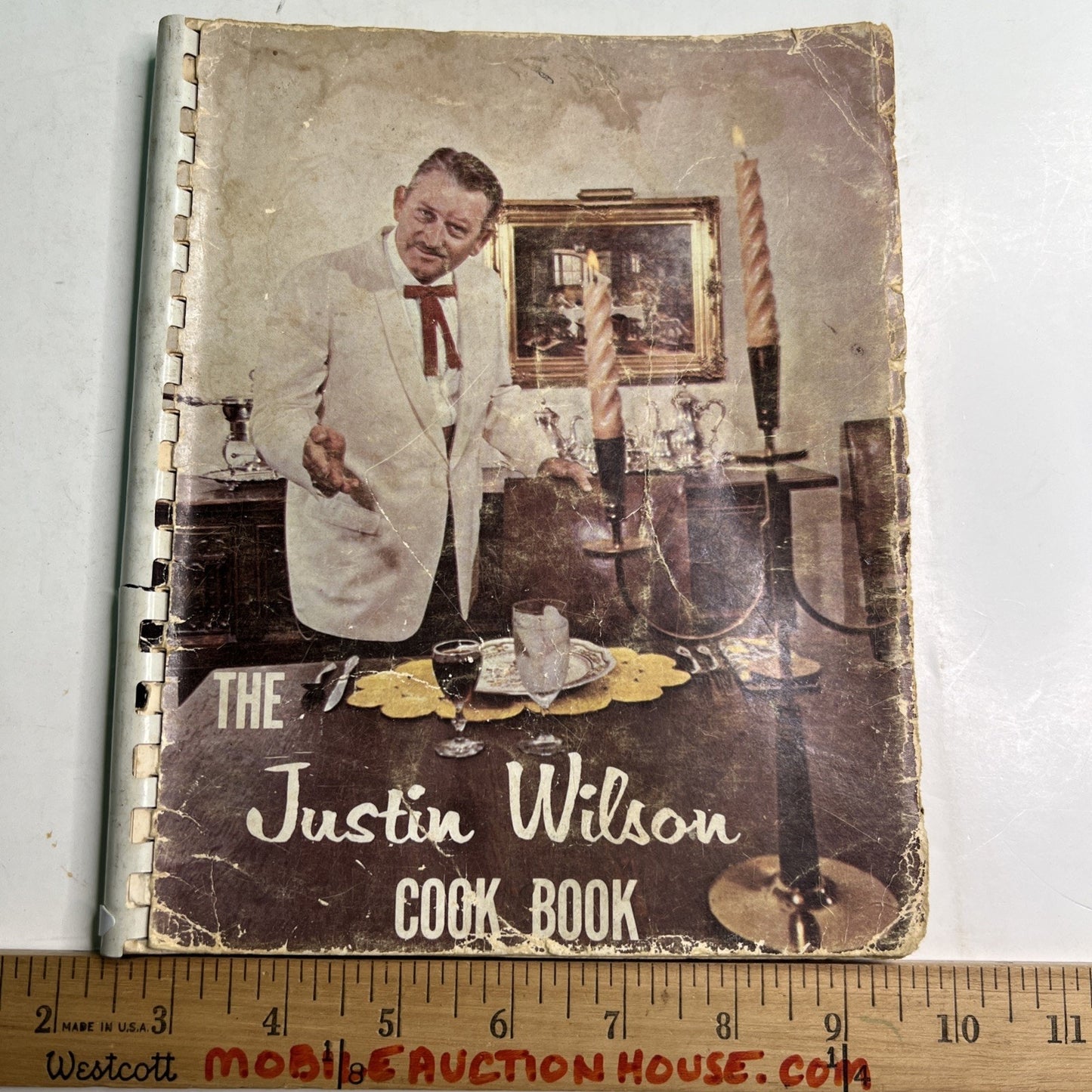 SIGNED The Justin Wilson Cookbook Cajun Cooker 1965 Denham Springs Louisiana