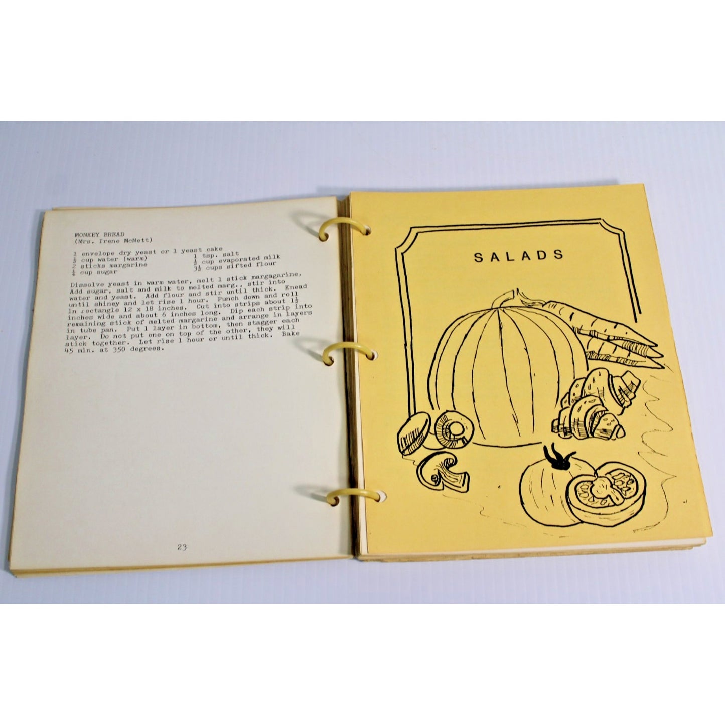 Vintage 1970s College View Baptist Church Denton TX Cookbook Whats Cookin