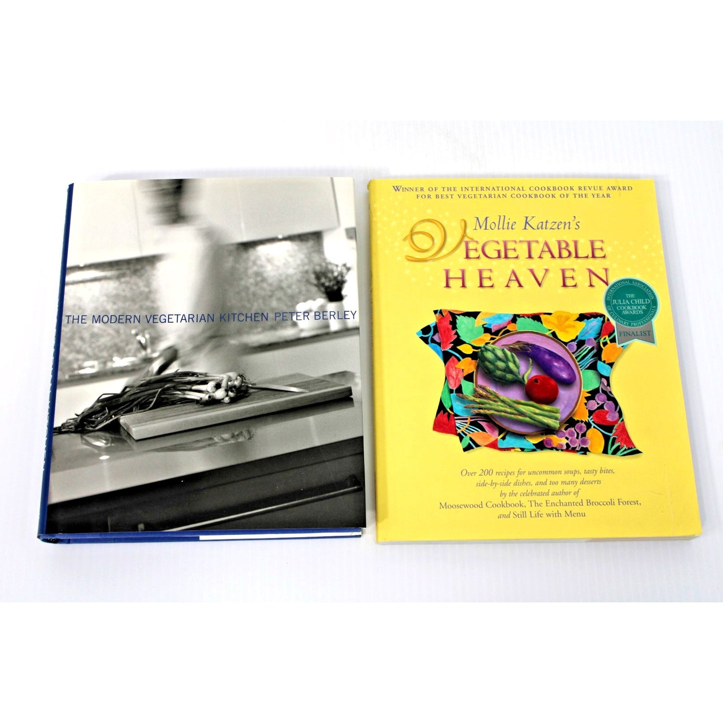 Two Vegetarian Cookbooks: The Modern Vegetarian Kitchen & Vegetable Heaven