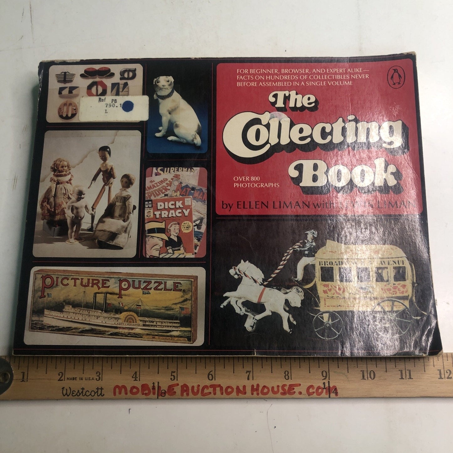 THE COLLECTING BOOK By Ellen Liman & Lewis Liman 1980 PB Illustrated Ex Library