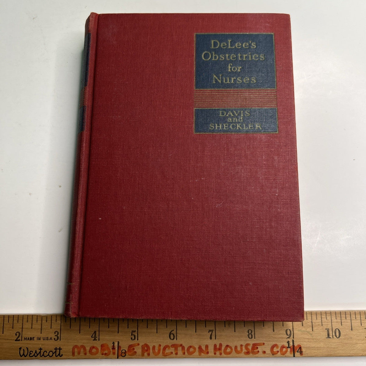 1953 DeLee's Obstetrics for Nurses by Davis and Sheckler Illustrated HC