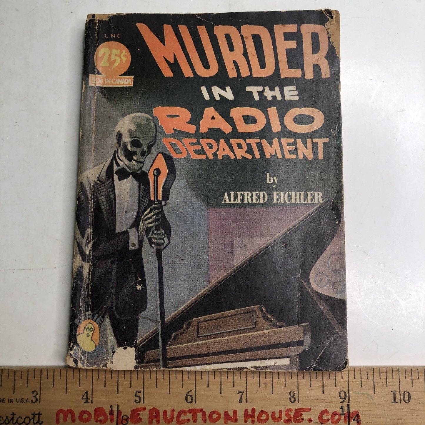 Murder In The Radio Department Eerie Series Alfred Eichler 1944 Paperback