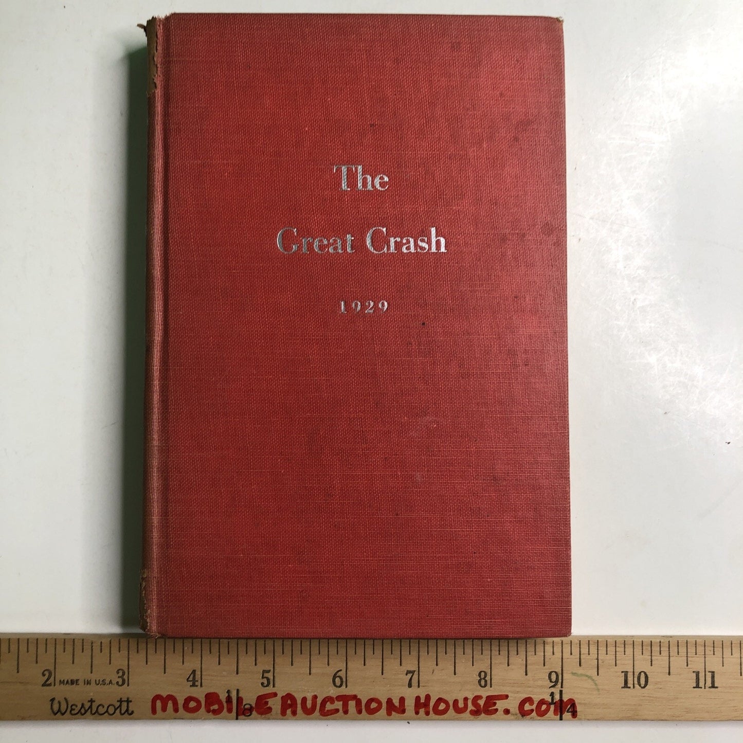The Great Crash 1929 by John Kenneth Galbraith 1st Edition No DJ Published 1955